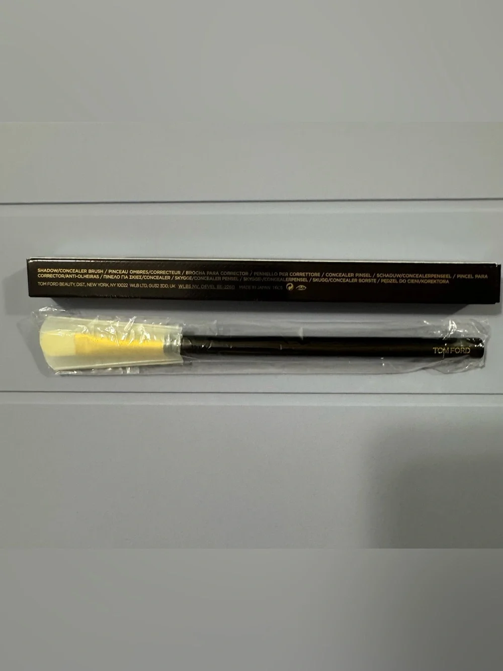 Tom Ford Shadow / Concealer Brush 03 Natural Animal Hair NIB